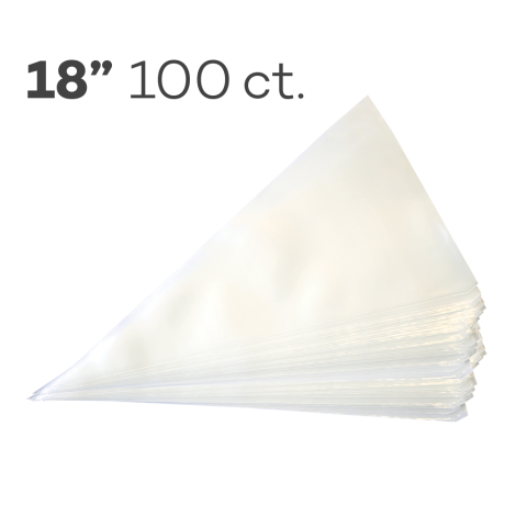 Piping Bags 18", Pack of 100