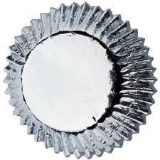 Silver Foil Standard Baking Cups, Count of 24