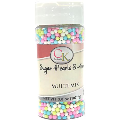 Gold and Pearl Sprinkle Mix - 3.8 oz jar