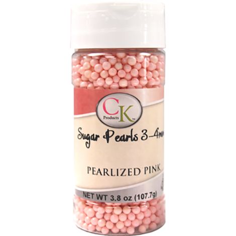 Pink 3-4mm Sugar Pearls 3.6 OZ