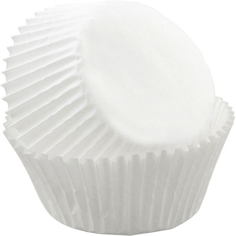White Baking Cups pkg. 2-1/4 x 1-5/8" tall, 500 ct.