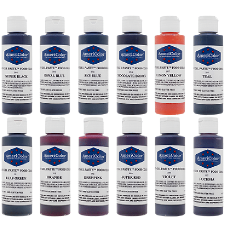 Americolor 4.5 oz Soft Gel Paste 12 Color Variety Kit