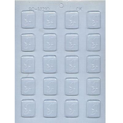1-1/4" Initial J Mint Choc Mold