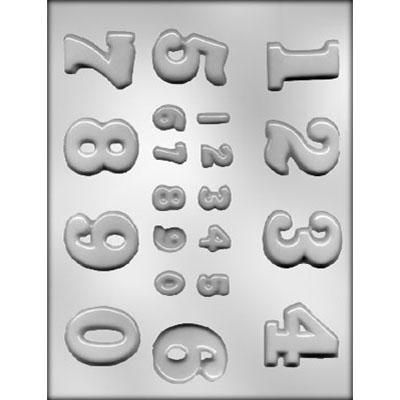 Asstd Number Choc Mold