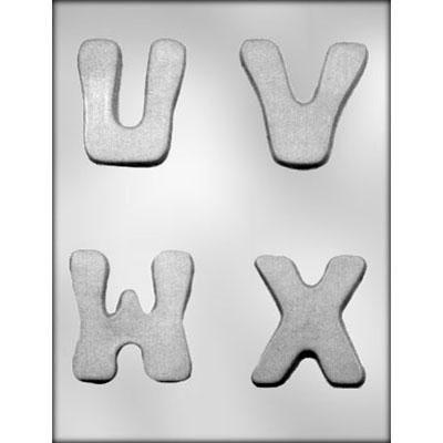 2-3/4" U-V-W-X Choc Mold