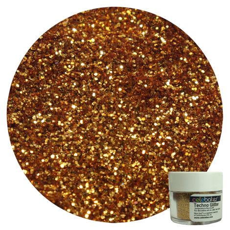 Celebakes Techno Glitter - American Gold