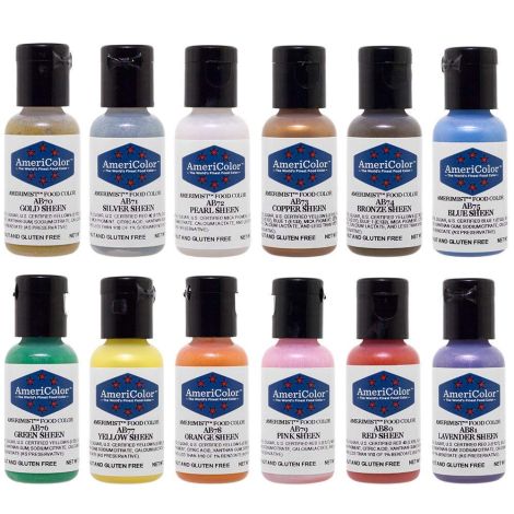 Amerimist .65oz Sheen Airbrush Color Set