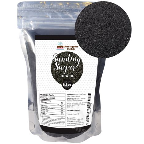 Sanding Sugar Black 8.8 oz