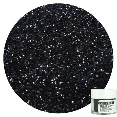 Celebakes Techno Glitter - Black