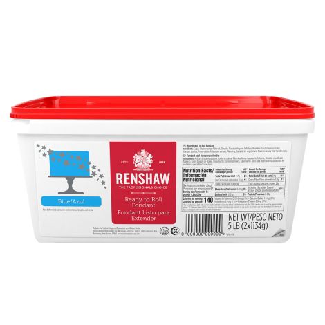 Ready to Roll Fondant Icing Blue 5 lb