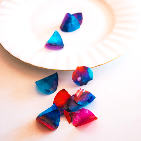Edible Rose Petals - Blue and Red