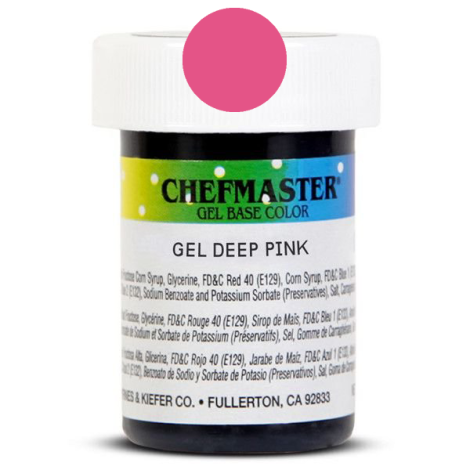 Gel Food Color Deep Pink - 1 oz