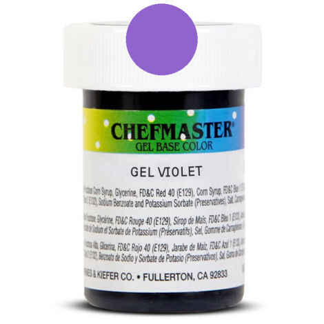 Gel Food Color Violet - 1 oz
