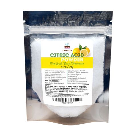 Citric Acid 4 oz, by Cake S.O.S