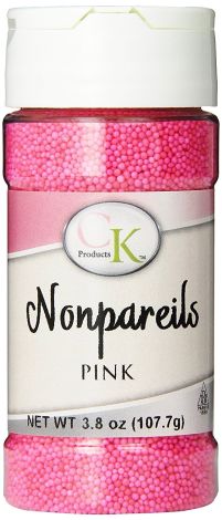 3.8 oz Non-Pareils Pink