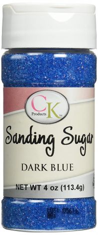 4 oz Sanding Sugar - Dark Blue