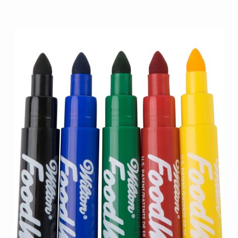 Bold Primary Color Food Writer