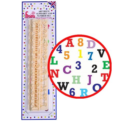 Alphabet & Numbers Set - Upper Case