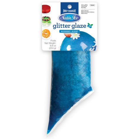 Blue Blueberry Glitter Glaze 8.8 oz