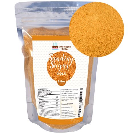 Sanding Sugar Gold 8.8 oz