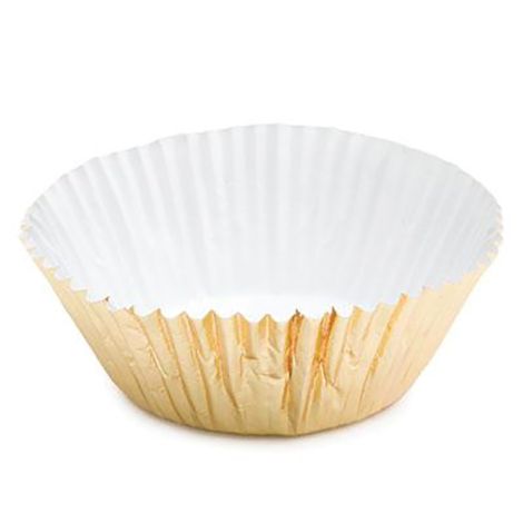 Gold Foil Baking Cup Muffin, 2000 ct.