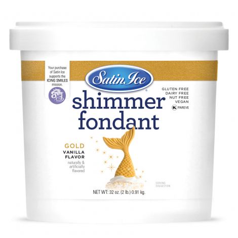 Satin Ice Gold Shimmer Fondant 2#