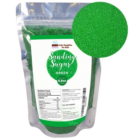 Sanding Sugar Green 8.8 oz