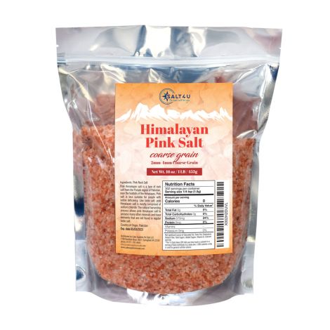 Himalayan Pink Salt, Coarse Grain 1 lb. by Salt 4U