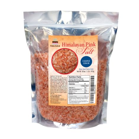 Himalayan Pink Salt, Coarse Grain 1 lb.