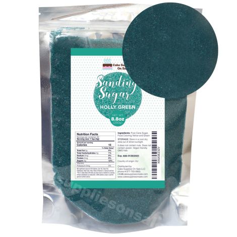 Sanding Sugar Holly Green 8.8 oz