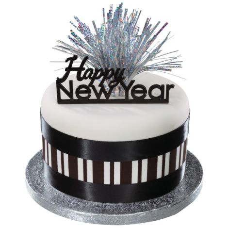 Holographic Silver Spray Mylar, Cupcake Pics, 6 ct