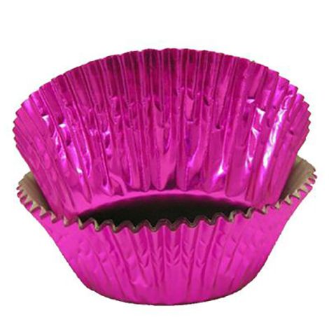 Hot Pink Foil Baking Cups, 500 ct.