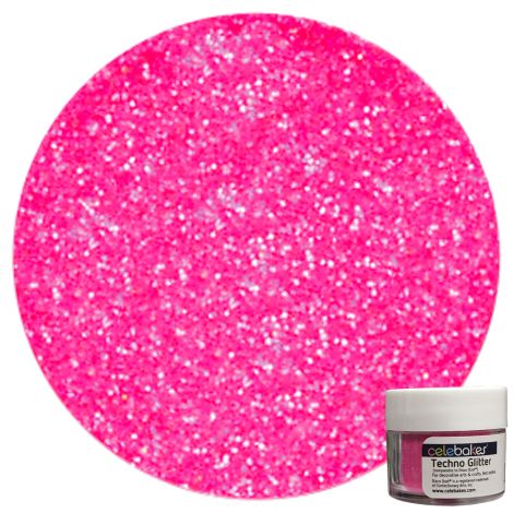 Celebakes Techno Glitter - Hot Pink