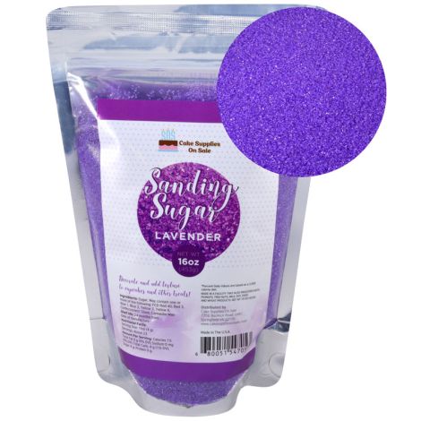 Sanding Sugar Lavender 16 oz