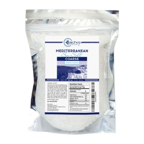 Mediterranean Sea Salt, Coarse Grain 2 lb. by Salt 4U
