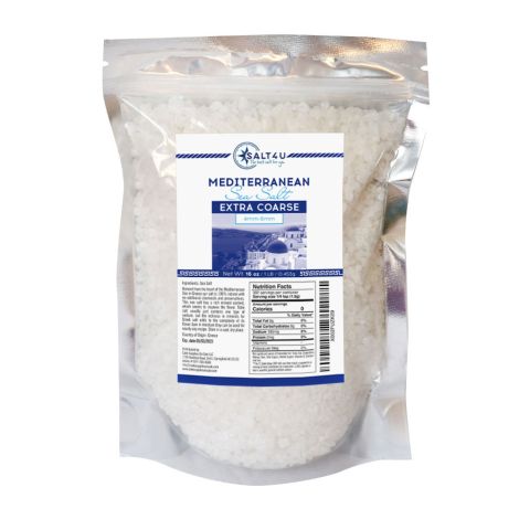 Mediterranean Sea Salt, Extra Coarse Grain 1 lb. by Salt 4U