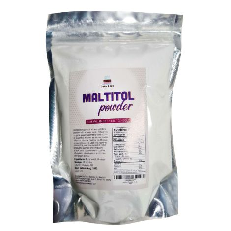 Maltitol Powder 16 oz. by Cake S.O.S