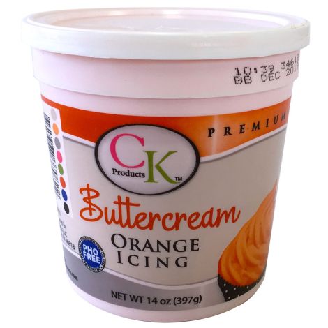 Buttercream Icing 14 oz Orange