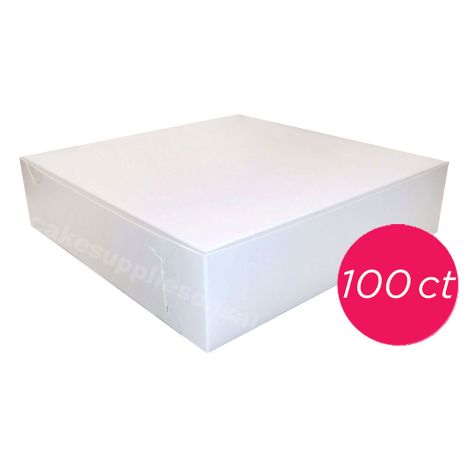 10x10x2 1/2 White Pie Box 100 ct