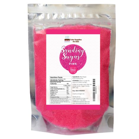 Sanding Sugar Pink, 32 oz