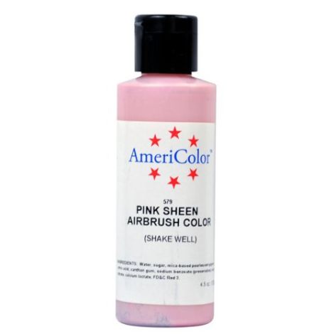 Amerimist Airbrush Color Pink Metalic Sheen 4.5 oz