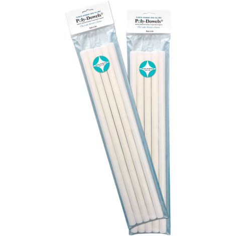 16" Poly-Dowels® 5 ct, pack of 2