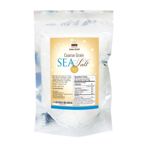 Premium Atlantic Sea Salt - Coarse Grain 16 oz.