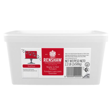 Ready to Roll Fondant Icing Red 2.2 lb