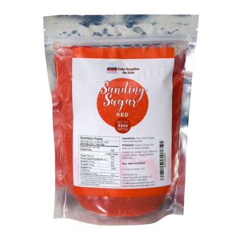 Sanding Sugar Red, 32 oz
