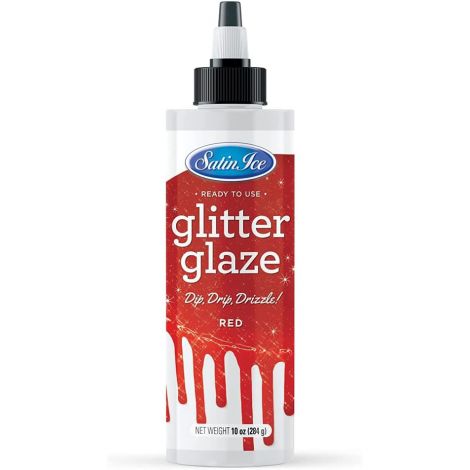 Red Glitter Glaze 10 oz. Bottle