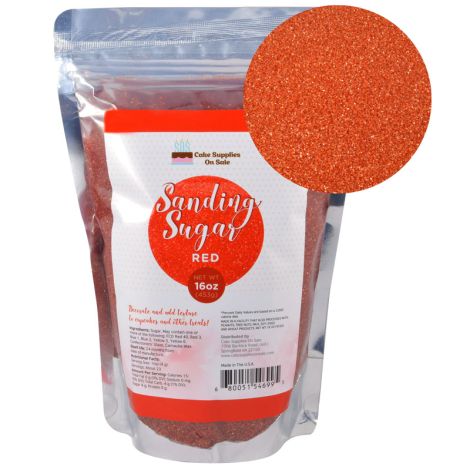 Sanding Sugar Red 16 oz