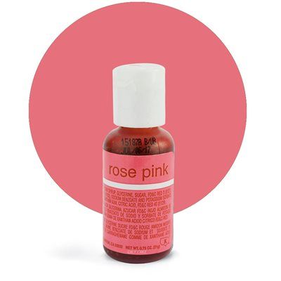 Liqua-Gel Food Color Rose Pink .70 oz  
