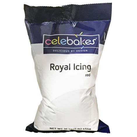 Celebakes Royal Icing Mix - Red, 1 pound