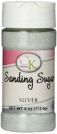 4 oz Sanding Sugar - Silver